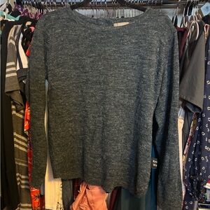 Elegant Charcoal Crew Neck Sweater